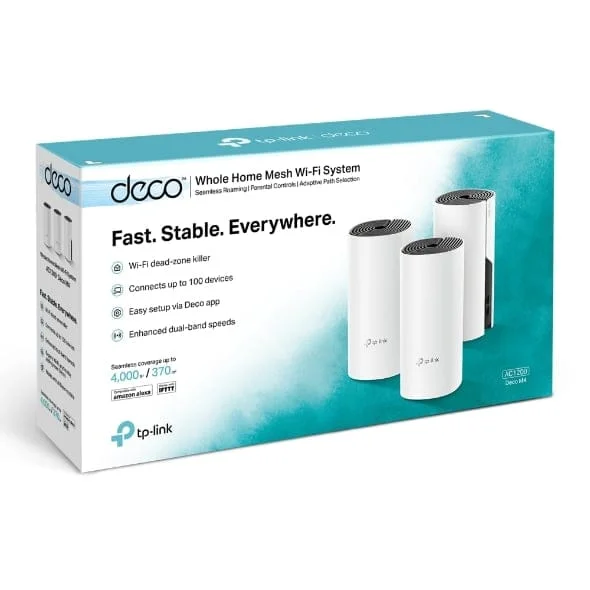 TP-Link Deco M4 نظام واي فاي ميش 3 قطع
