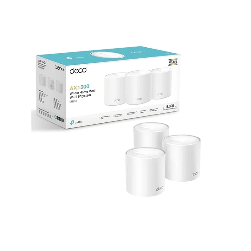 TP-Link Deco X10 AX1500 واي فاي 6 ميش 3 قطع