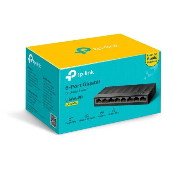 سويتش TP-Link LS1008G 8 منافذ Gigabit